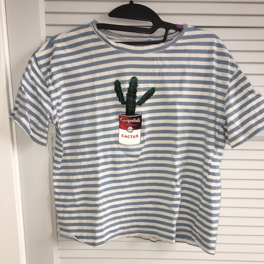 ••SOLD•• Campbell’s Soup Arsty Crop Top